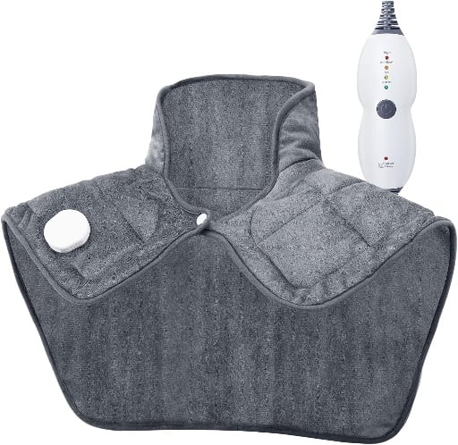 Weighted Heating Pad for Neck and Shoulders 19" x 22" Deal