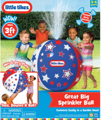 Little Tikes Sprinkler Ball Great Big Outdoor Water Toy Deal