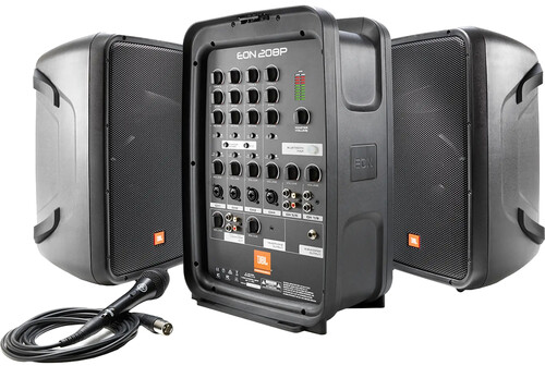 JBL EON208P Personal PA System with 8-Channel Mixer and Bluetooth