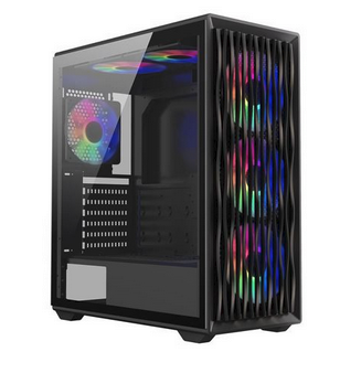 G.Skill GM2 Tempered Glass ATX Mid-Tower Computer Case - Black