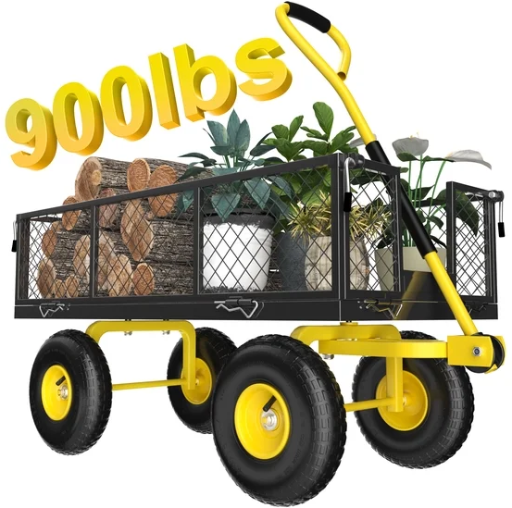 Firstness Heavy Duty Garden Cart 900 lbs Capacity Deal