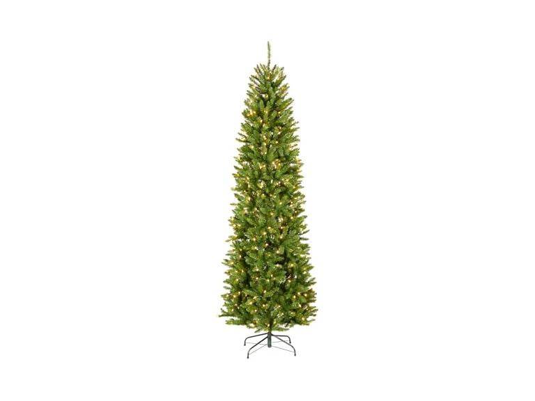 National Tree Company 7.5ft Pre-Lit Kingswood Fir Slim Christmas Tree Deal
