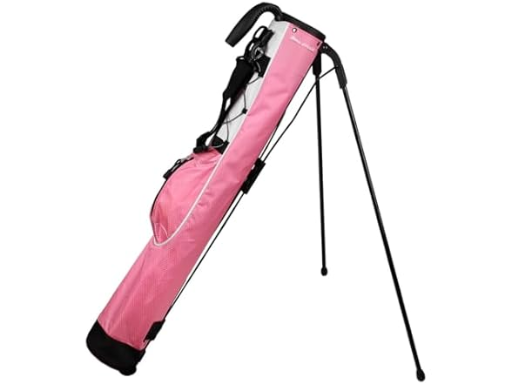 Orlimar Pitch 'n Putt Women's Lightweight Stand Carry Golf Club Bag (Rose Pink)