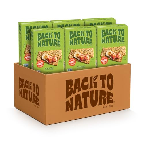 Back To Nature Multigrain Flax Seeded Flatbread Crackers 5 Ounces (Pack Of 6)