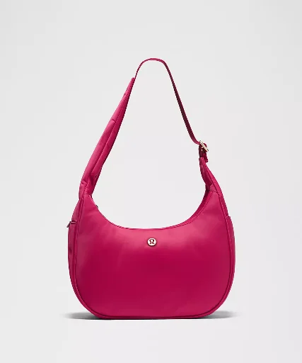 Lululemon 4L City Essentials Shoulder Bag (Berry Rumble)
