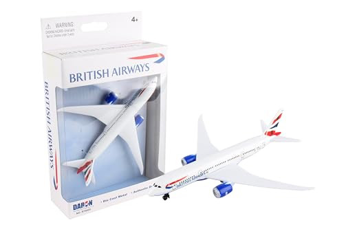 Daron Toy Airplane British Airways Die-Cast Metal Model