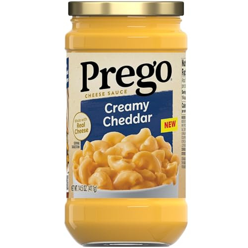 Prego Creamy Cheddar Cheese Sauce 14.5 oz Jar