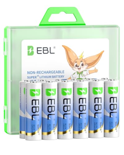 EBL Lithium AA Batteries 12 Pack