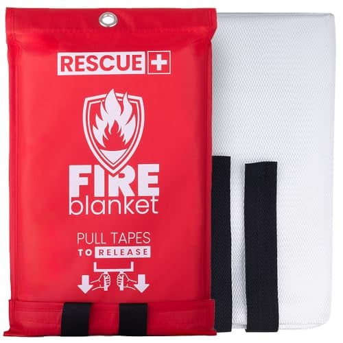40" x 40" Fiberglass Flame Retardant Safety Blanket
