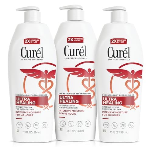 Curel Ultra Healing Intensive Fragrance-Free Lotion 13 Oz 3-Pack