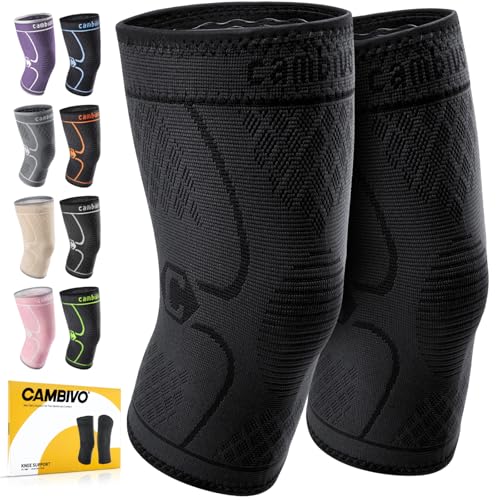 CAMBIVO 2-Pack Knee Braces
