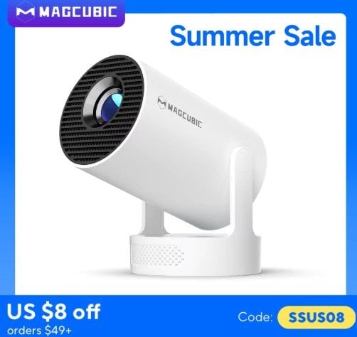 HY300 Pro Projector 720P 8000 Lumens