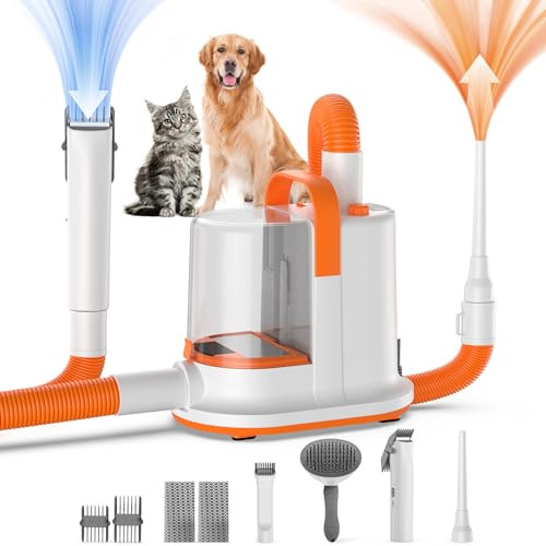 Dog Grooming Kit with 13kpa Pet Hair Vacuum & Dog Dryer