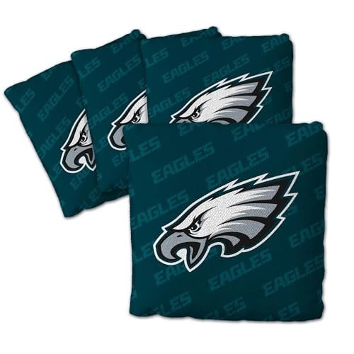 YouTheFan Philadelphia Eagles Cornhole Bags 4-Pack Deal