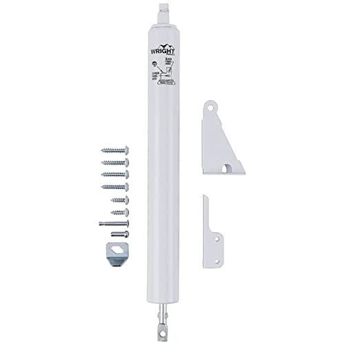 White Pneumatic Screen & Storm Door Closer