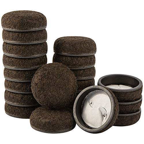 Super Sliders Formed Felt Floor Protector Furniture Pads 20-Pack