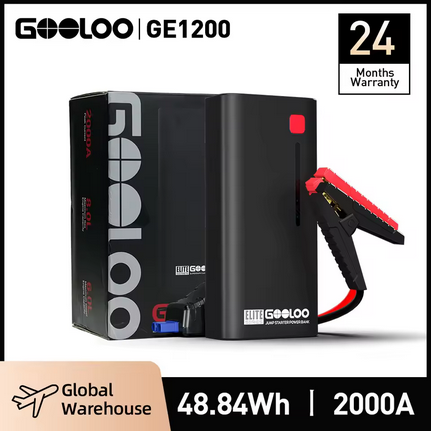 GOOLOO GE1200 48.84Wh 2000A Peak Car Jump Starter