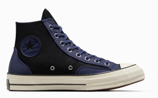 Converse Women's Chuck 70 Shoes (Black/Uncharted Waters Blue)