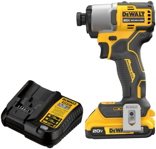 Lowe's Daily Pick: DEWALT 20V Max 1/4" Brushless Cordless Im deal at Lowe's