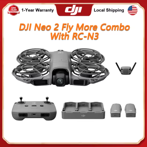 DJI Neo 2 Fly More Combo w/ RC-N3 4K Camera Drone 3 Batteries Deal