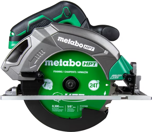 Metabo HPT 18-volt 7-1/4-in Brushless Cordless Circular Saw