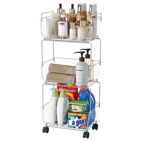 Delamu 3 Tier Rolling Cart