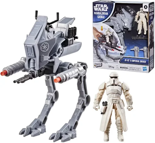 Star Wars ActionVerse 8.3" AT-RT Vehicle & 4.5" Imperial Remnant AT-RT Driver Action Figure Set