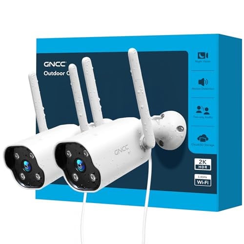GNCC 2K Outdoor Security Camera