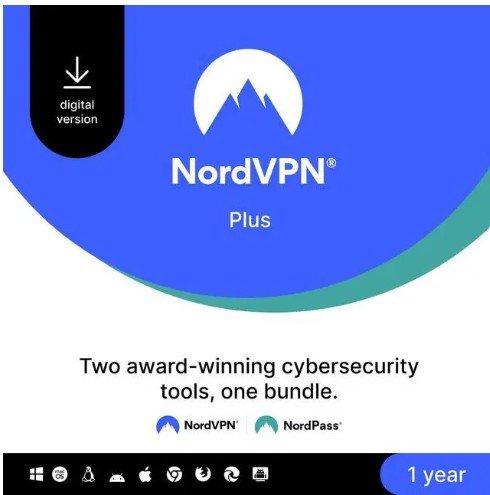 NordVPN Plus Bundle (10 Devices, 1-Year)
