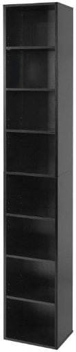 Costway 71" 8-Tier Narrow Bookshelf w/Adjustable Shelves