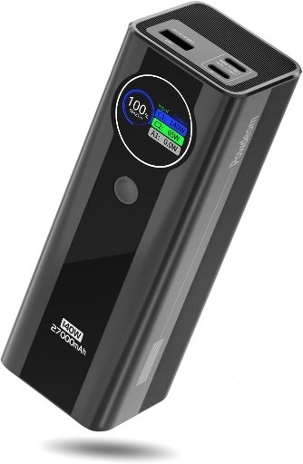 Powdeom 140W 27000mAh 3-Port Portable Laptop Charger