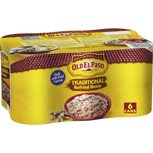 Old El Paso Traditional Refried Beans 6-Pack 16oz Deal