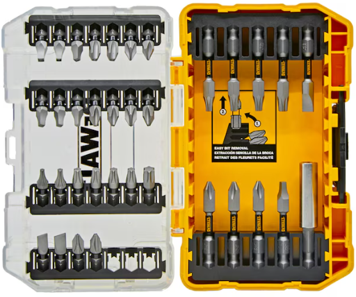 DEWALT TOUGH GRIP Screwdriver Bit Set 35-Piece