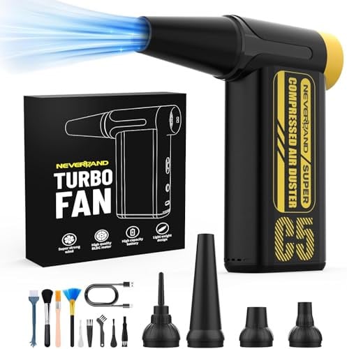NEVERLAND Wireless Electric Air Duster 240,000 RPM Deal