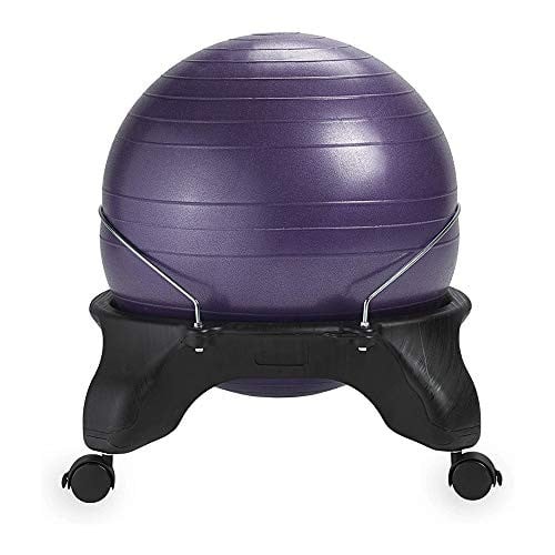 Gaiam Classic Backless Balance Ball Chair (Purple) Deal