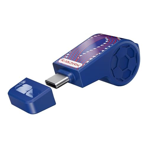 Sandisk 128GB USB-C Flash Drive (FIFA World Cup Edition, Blue) Deal