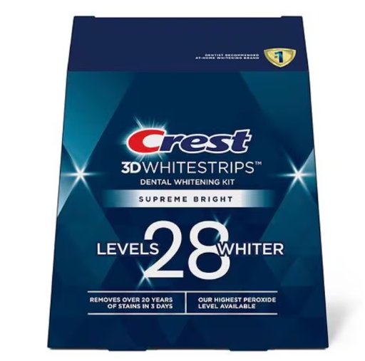 Crest Supreme Bright At-Home Teeth Whitening Kit, 21 Count
