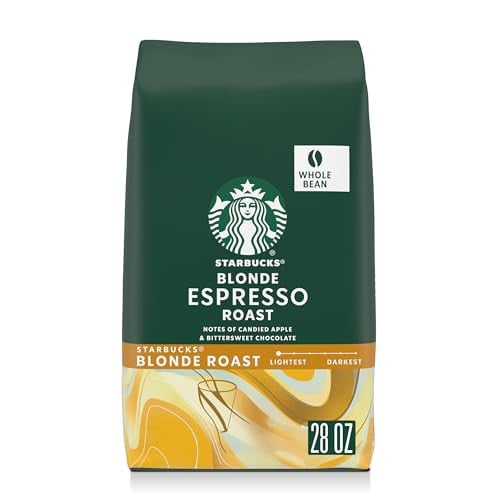 28-Oz Starbucks Whole Coffee Beans (Blonde Espresso Roast) Deal