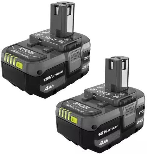 RYOBI ONE+ 18V Lithium-Ion 4.0 Ah Battery (2-Pack) Deal
