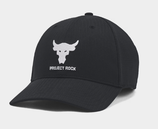 Under Armour Men's Project Rock Trucker Hat (Black)