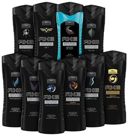 10pk 8.45-Oz AXE Shower Gel / Body Wash