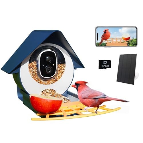 Birdkiss Smart Bird Feeder with FHD Camera & 3W Solar Panel Deal
