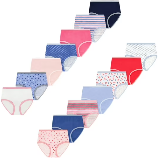 Wonder Nation Girls Cotton Brief Underwear 14-Pack Deal