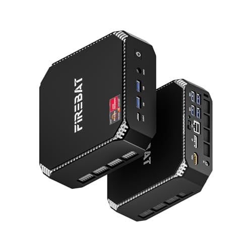 FIREBAT Mini Gaming PC Ryzen7 7735HS 16GB LPDDR5 RAM 512GB PCIe SSD Deal