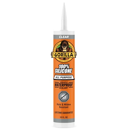 10-Oz Gorilla Clear Silicone Sealant