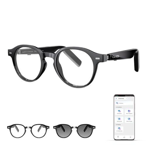GetD AI Smart Glasses Photochromic Lenses 11H Playtime