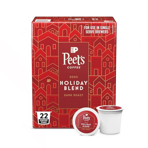 Peet's Coffee Dark Roast Single Serve KCUPS 4 X 22-Counts
