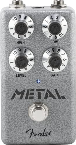 Fender Hammertone Metal Effects Pedal Gray And Black