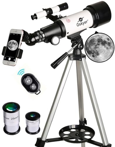 Gskyer 70mm Aperture 400mm AZ Mount Astronomical Refracting Telescope