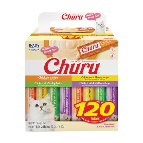 INABA Churu Cat Treats 120 Count Deal